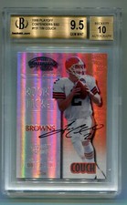 1999 Tim Couch Playoff Contenders SSD/1025 Auto RC BGS 9.5/10 POP 15