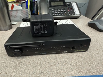 Samson SR5 STAGE 5H CH6 Wireless Microphone Receiver + Power Adapter - No Mic