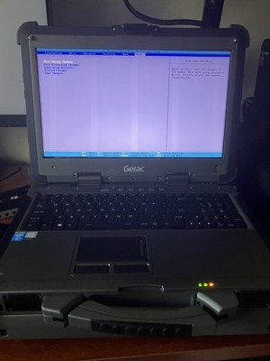 Getac x500G2 Laptop Excellent Condition No HDD Intel i5 Complete Expansion Unit