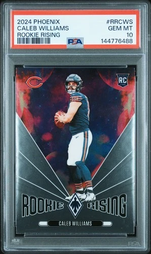 2024 Panini Phoenix Caleb Williams Rookie Rising #RR-CWS PSA 10 Gem Mint