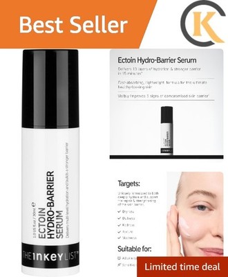 Ectoin Hydro-Barrier Serum, Advanced Dual-Action Serum, Boosts Hydration, Bui...