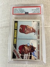 1966 Topps #254 Fergie Jenkins Signed PSA Auto 10 RC Rookie Card Autographed HOF. rookie card picture