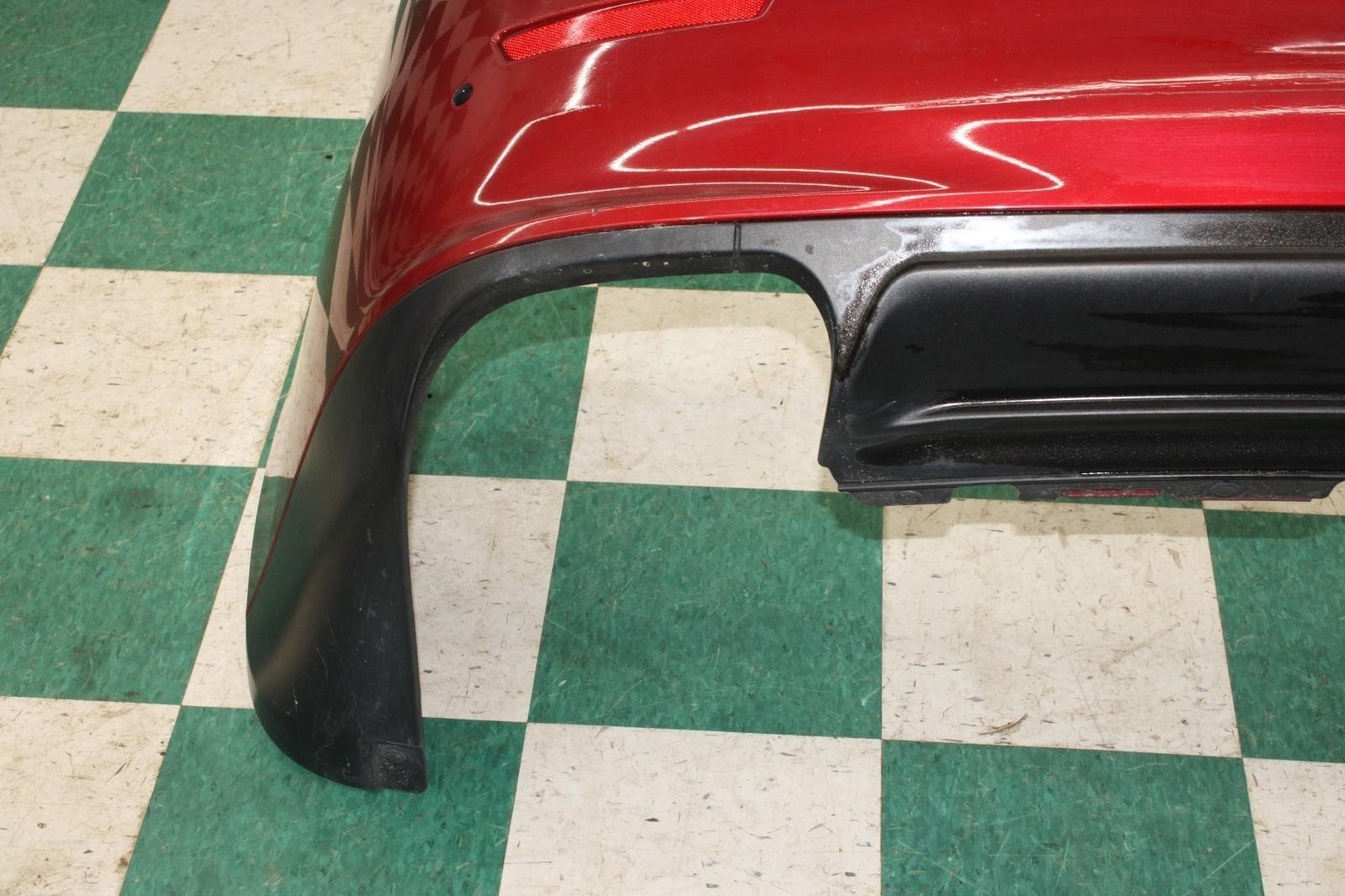 Maserati Ghibli 2014-2017 Rear Rear bumper Red