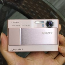 Pink Sony Cyber-shot DSC-T10 7.2MP 3x Optical Zoom Digital Camera 85 New