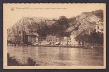 BELGIUM, Postcard, Dinant 1923, Bridge, Citadel, Post Office and Town Hall
