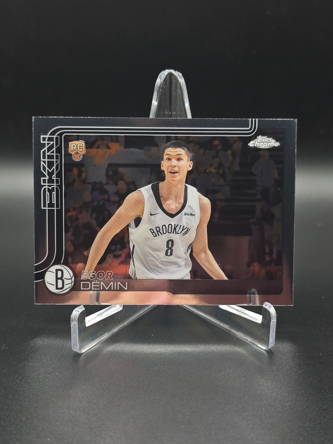 2025-26 Topps Chrome Basketball Egor Demin Rookie RC #258 Nets