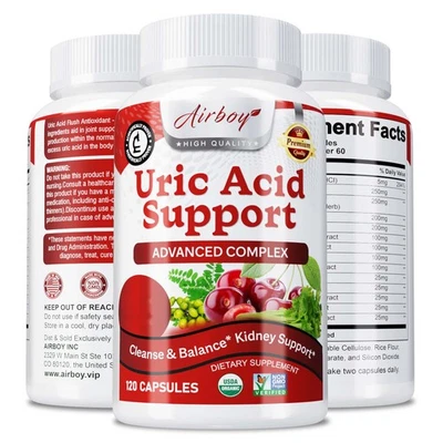 AIRBOY Unterstützung Bei Harnsäure – Reinigung Und Entgiftung, Gelenkunterstützung