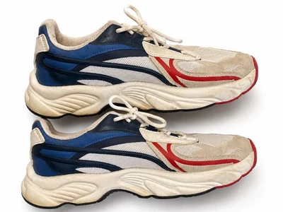 Puma BMW Motorsport Sneakers Men’s Size 8 White Blue Red Athletic Running Shoes - Image 1 of 4