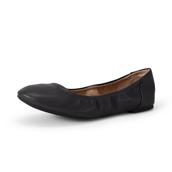 Ballerinas Damen 38 Eu Schwarz Kunstleder Amazon Essentials Belice-image