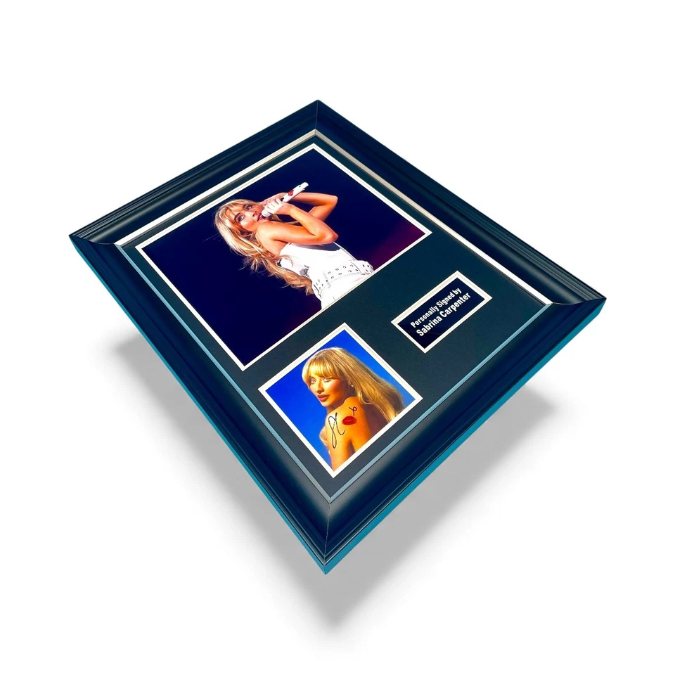 Sabrina Carpenter  SIGNED Short N' Sweet Artwork Display & COA Autographed Music - Image 3 of 4