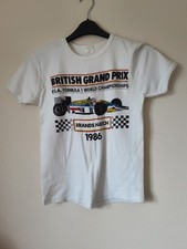 1986 British Grand Prix T-shirt. Formula 1. Childs XL . F1 World Championship