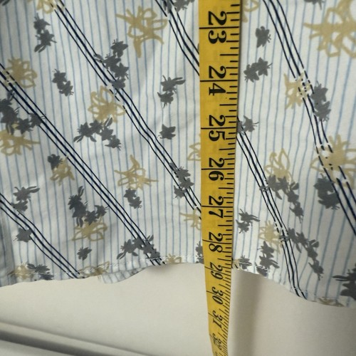 Vintage Pearl Snap Shirt Western Men's Med Floral Rodeo Urban Cowboy Rockabilly - Picture 6 of 6