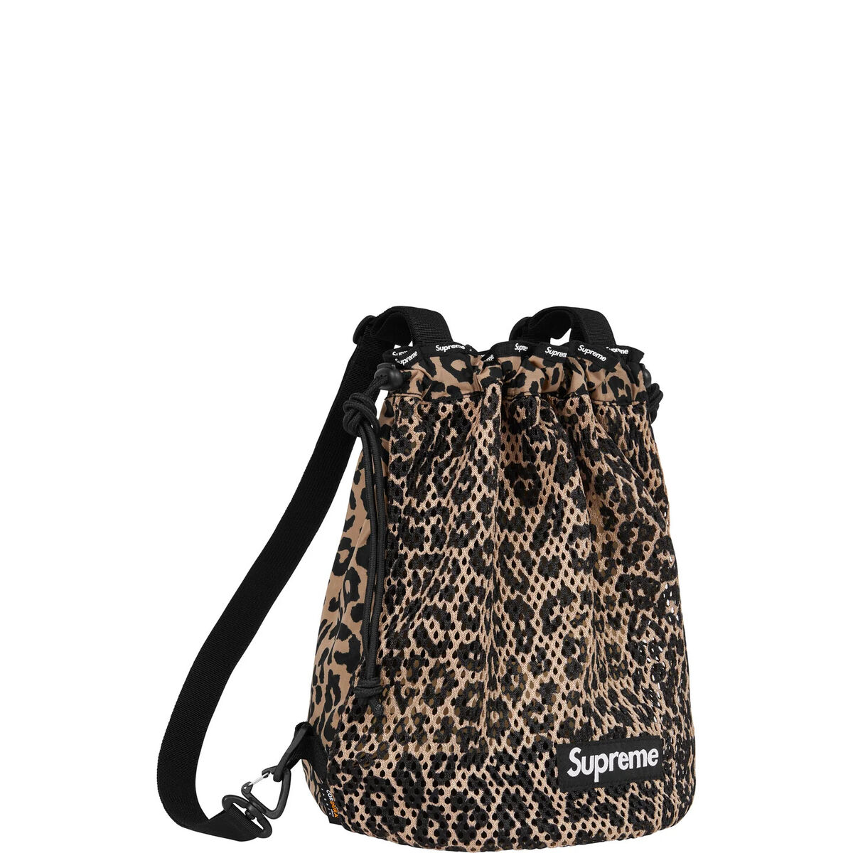 supreme Mesh Small Backpack leopard-