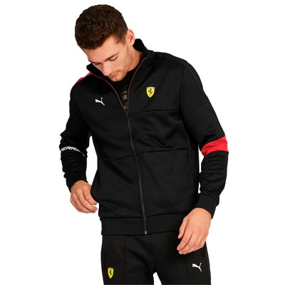 black and red puma tracksuit