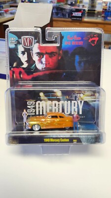 2024 M2 R02 24-07 1949 Mercury Custom in Orange w/figurines & RR