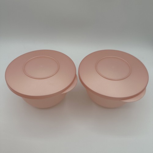 3 neue Tupperware Expressions Rührschüssel (1) 4,3 L & (2) 550 ml perlrosa - Bild 10 von 15