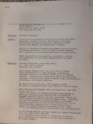 Walter Everett Brashear Harley Indian Hall Of Fame Husqvarna Employment Resume
