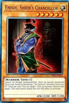 Enishi, Shien's Chancellor - OP06-EN024 - Common - Unlimited Edition x3 - Near M