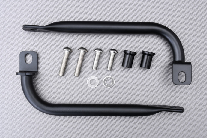 Poignée passager H&Grip noire avec fixation pour KAWASAKI Z900RS CAFE 2019-2024