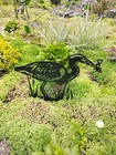 Metal Heron Garden Decor – Rustic Heron Yard Art for Outdoor or Farmhouse