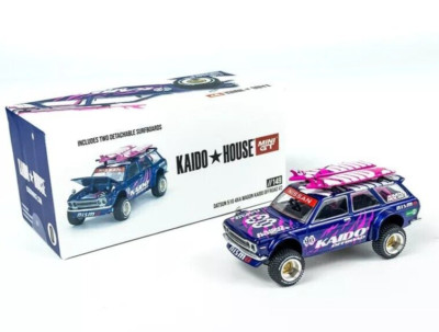 Kaido House x MINI GT  510 4x4 Wagon Offroad V2 1:64 Purple Model Car KHMG149-2B