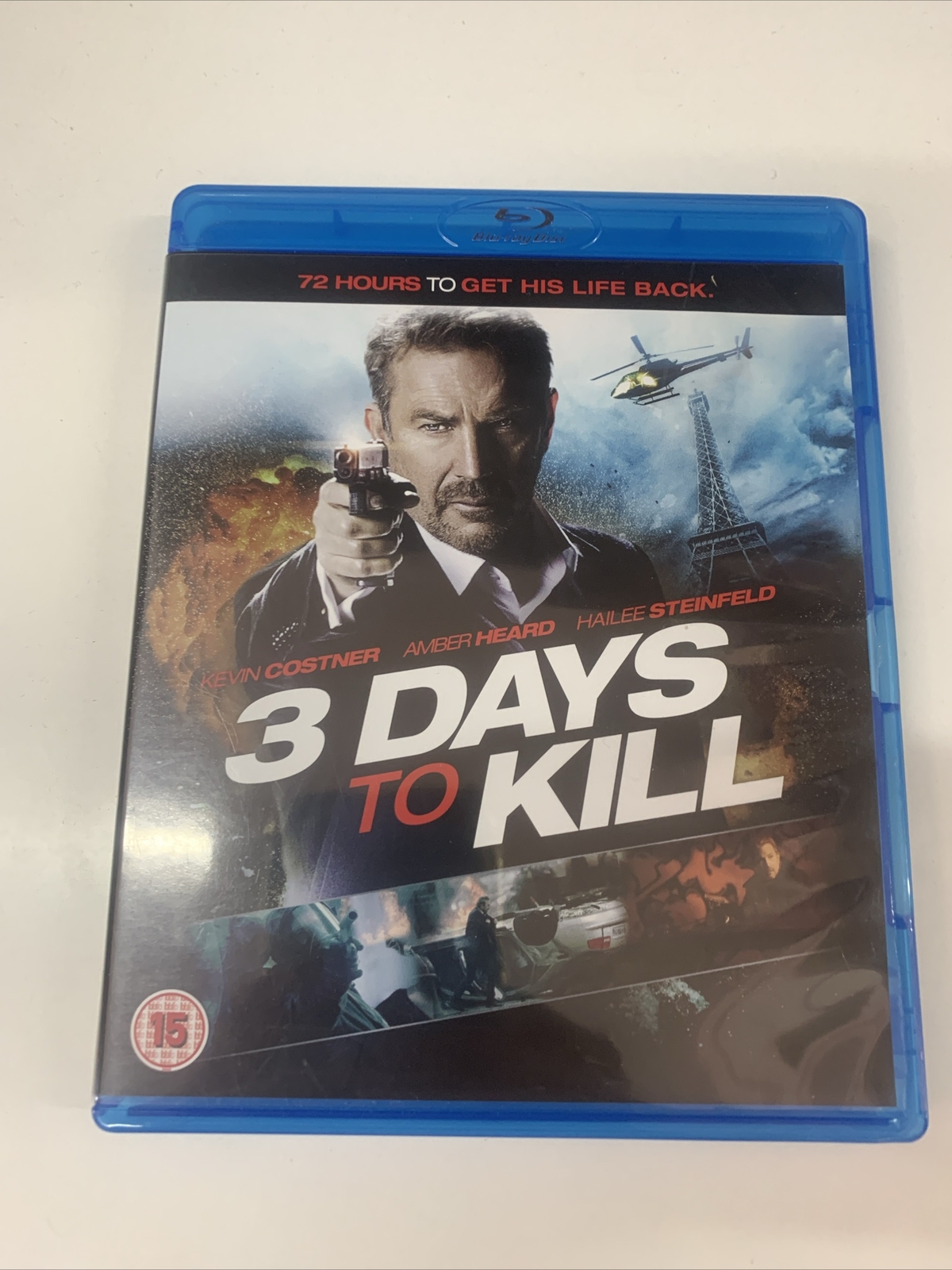 3 Days To Kill (Blu-ray, 2014) (0530)