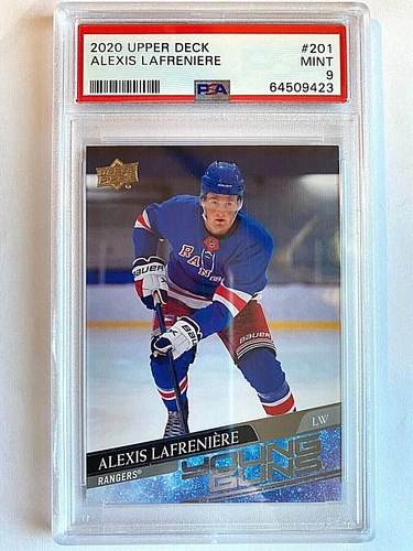 2020-21 Upper Deck Young Guns #201 Alexis Lafreniere RC  PSA MINT 9  #64509423