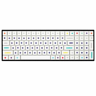 XDA V2 DOT WORLD DYE SUB KEYCAP SET THICK PBT FOR KEYBOARD 87 TKL 104 ANSI XD64 