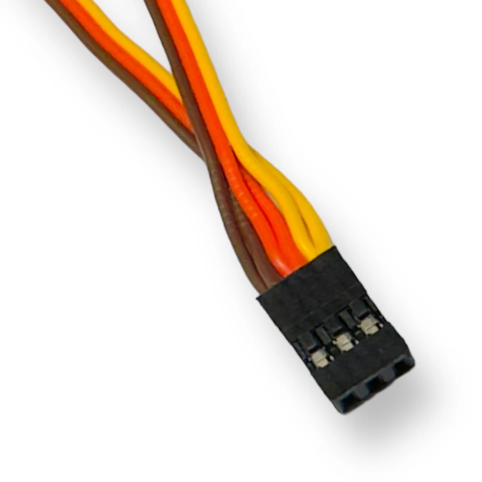 4 Stück 10cm JR Graupner Servo Y-Kabel Verlängerung Splitter Verteiler Y V Kabel - Bild 4 von 4