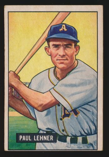 1951 Bowman Baseball - #8 PAUL LEHNER (Philadelphia as) - Bild 1 von 2
