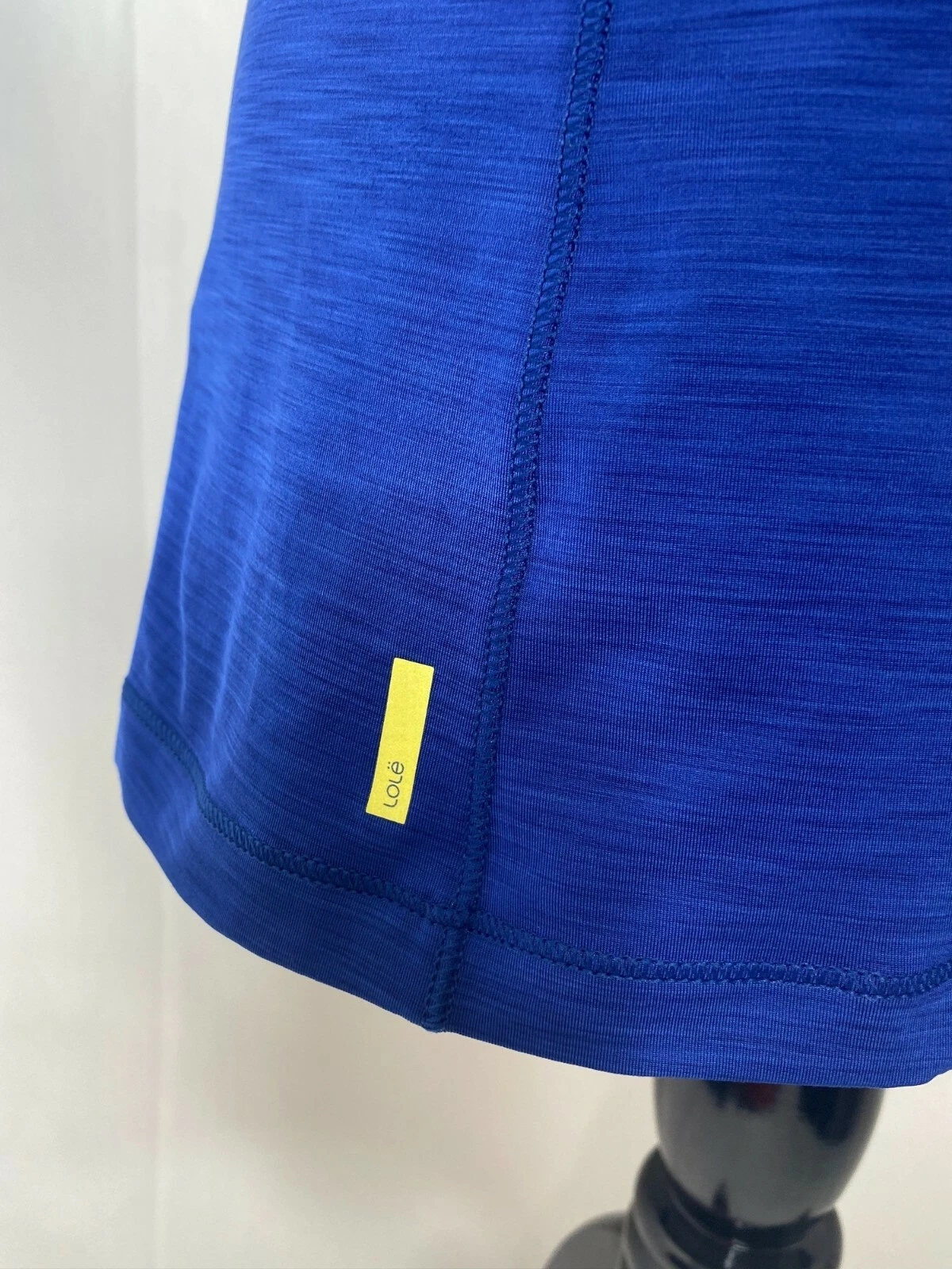 lole short sleeve open back scoop neck athletic shirt