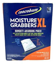 Concrobium Moisture Grabbers XL 35.3oz 1 Extra Large Pouch 765135305