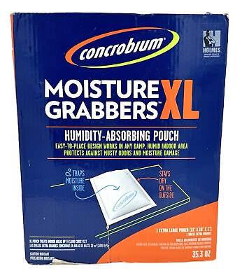 #ad Concrobium Moisture Grabbers XL 35.3oz 1 Extra Large Pouch 765135305 $32.95