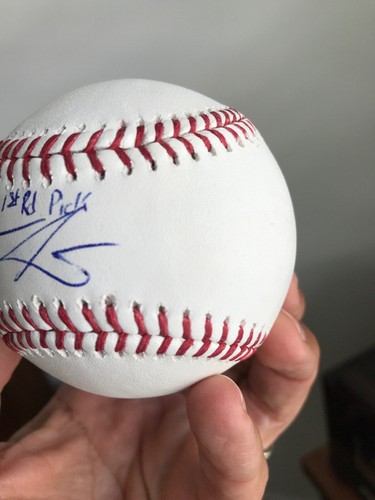 Travis Swaggerty Autographed ROMLB Ball W/Beckett PIRATES prospect - Picture 3 of 11