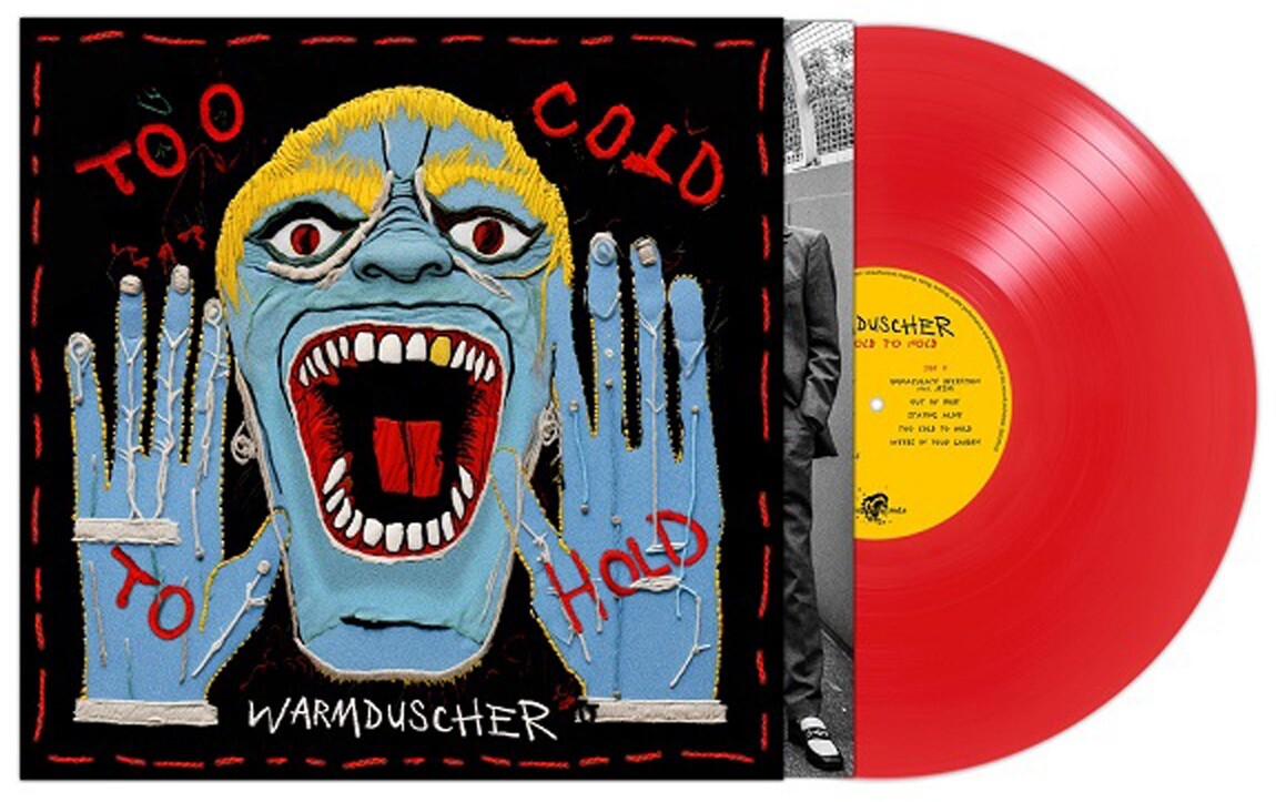 WARMDUSCHER LP Too Cold To Hold RED VINYL Limited Edition MAILS SAME DAY