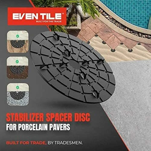 Eventile 1/8" Large Format Porcelain Tile Spacer and Natural Stone Paver Spacer  - Image 2 of 4
