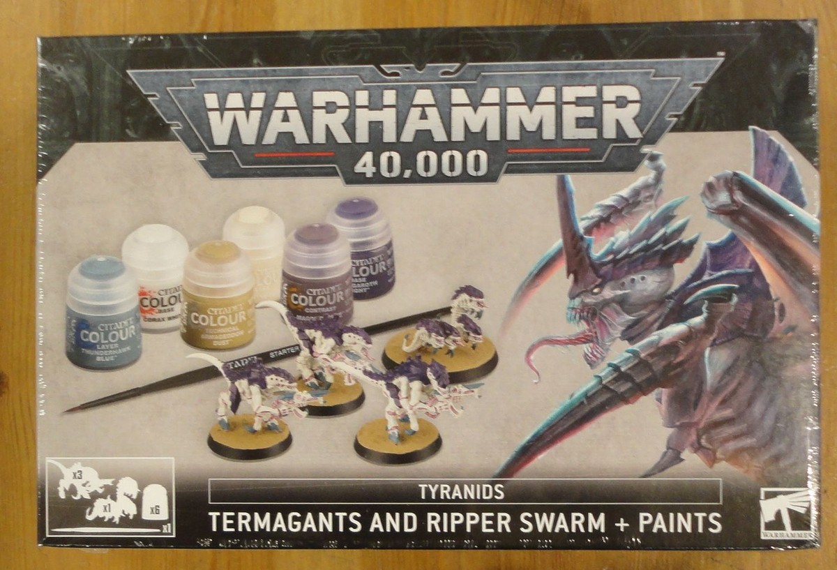 Warhammer 40,000 40K Tyranids Termagants and Ripper Swarm Build +