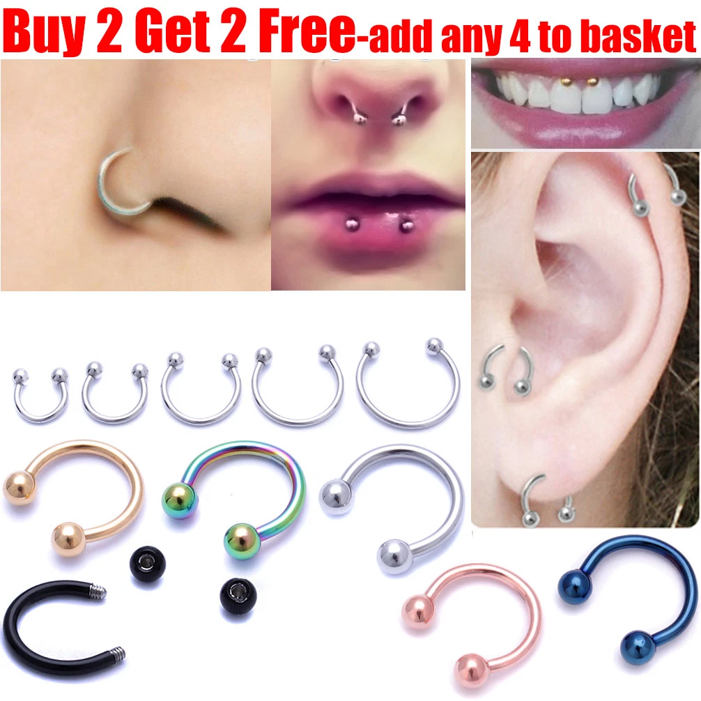 Nose and hotsell lip ring