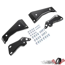 Rear Bumper Inner Outer Bracket Mounting Set For Chevy C/K 1500 Fleetside 88-00