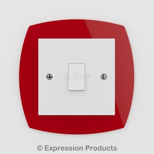 Interruttore luce singolo/doppio / presa spina piastra posteriore finger surround (006) - Foto 12 di 26