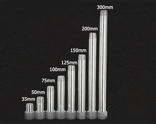 304 Stainless Steel BSP Female Male Thread Extension Pipe Fitting 1/8" 1/4" 3/8" - Picture 2 of 34