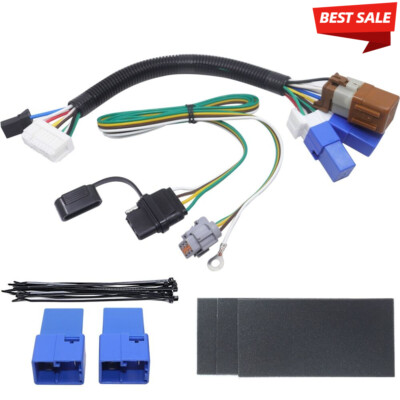 Custom 4-Way Flat Trailer Wiring Harness for Nissan Pathfinder & Infiniti QX60