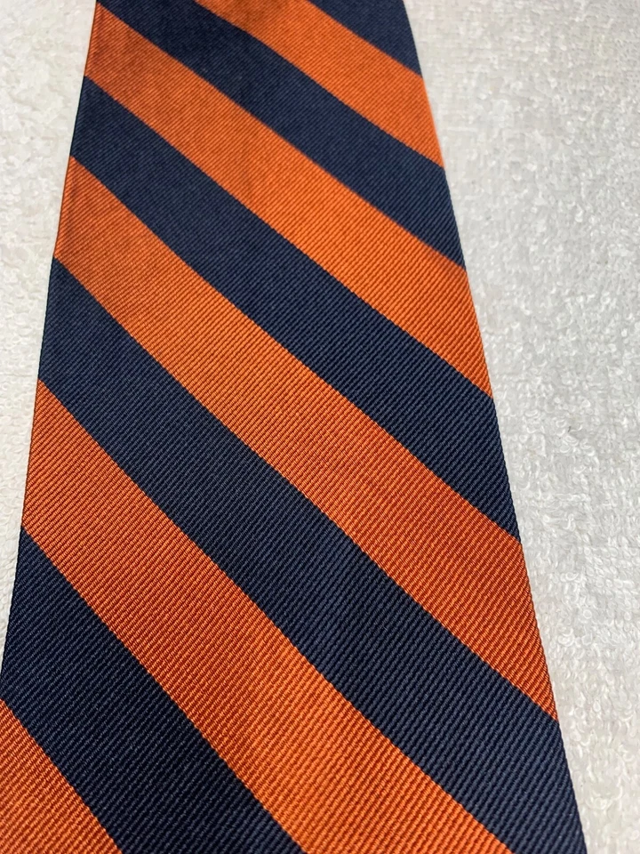 JOS A BANK CORBATA HOMBRE NEGRO Y NARANJA 4 X 61 Foto 3 de 4