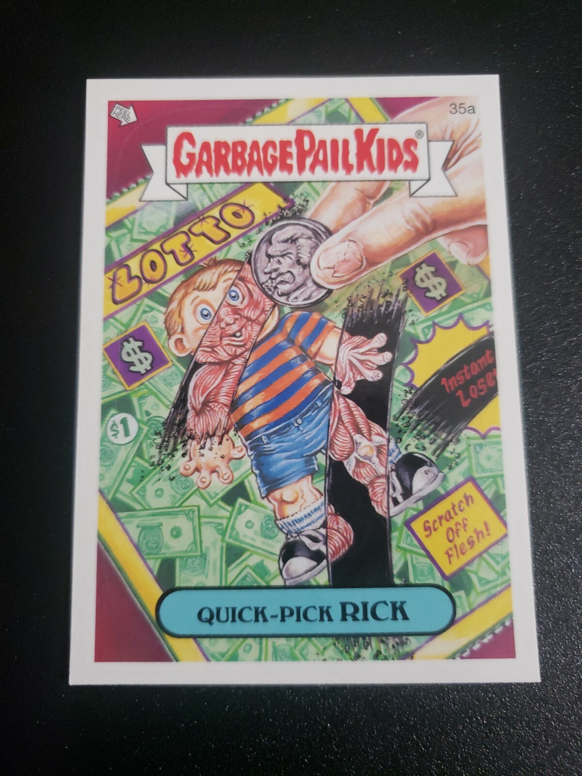 2006 Garbage Pail KIDS 35a QUICK PICK RICK ANS 5 All New Series 5 Pack Fresh 