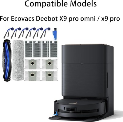 Kit Accessori Ricambio Per Ecovacs Deebot X2/X2 Pro/X2 Omni/DEX86: Spazzole, Filtri, Panni E Mocio