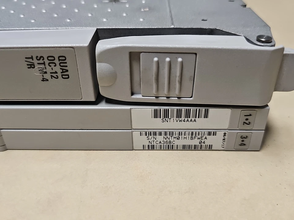 NORTEL NTCA36BC QUAD OC- 12 STM-4 T/R Optical Carrier - functional No Damages - Image 2 of 4