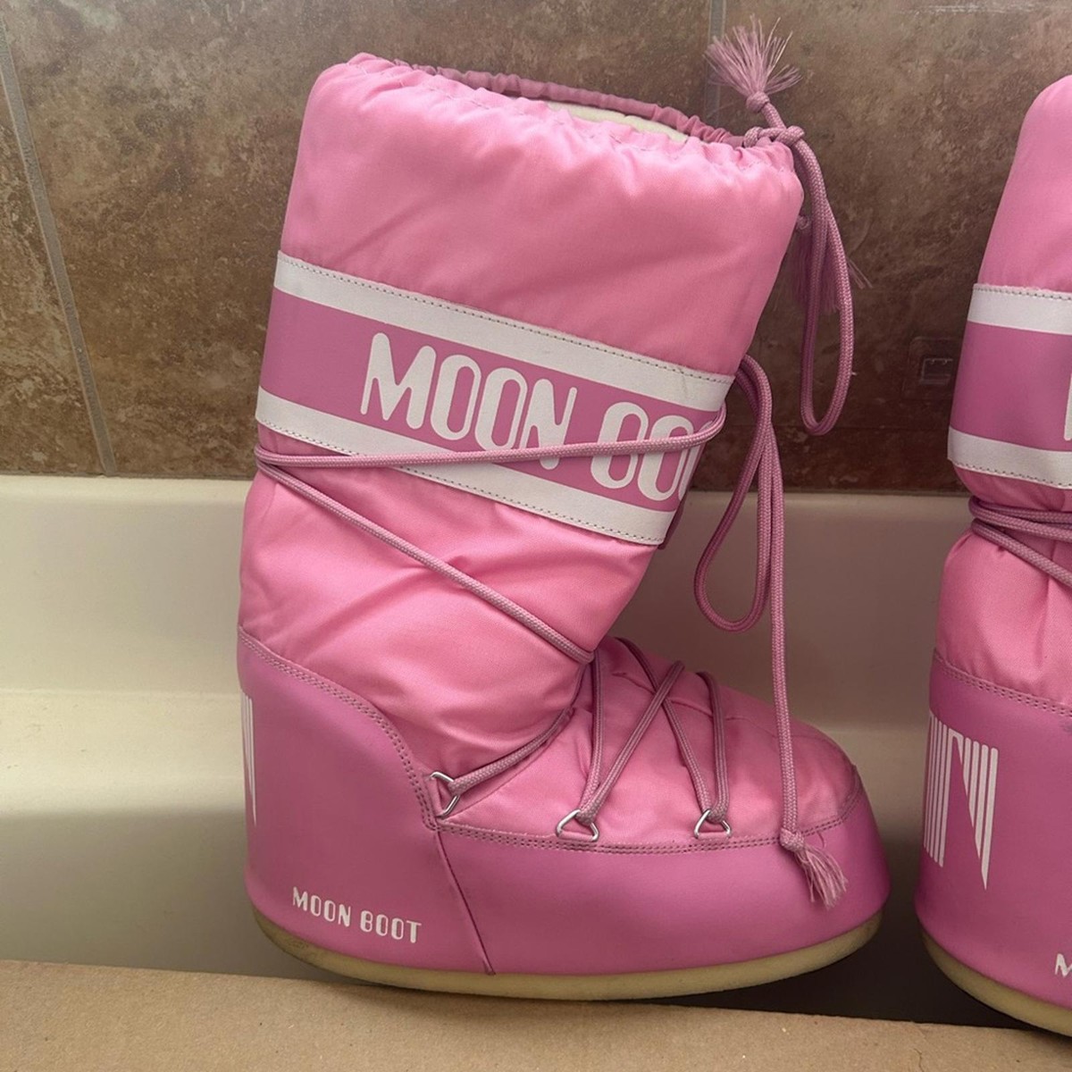 Moon Boot Pink Snow Boots | eBay