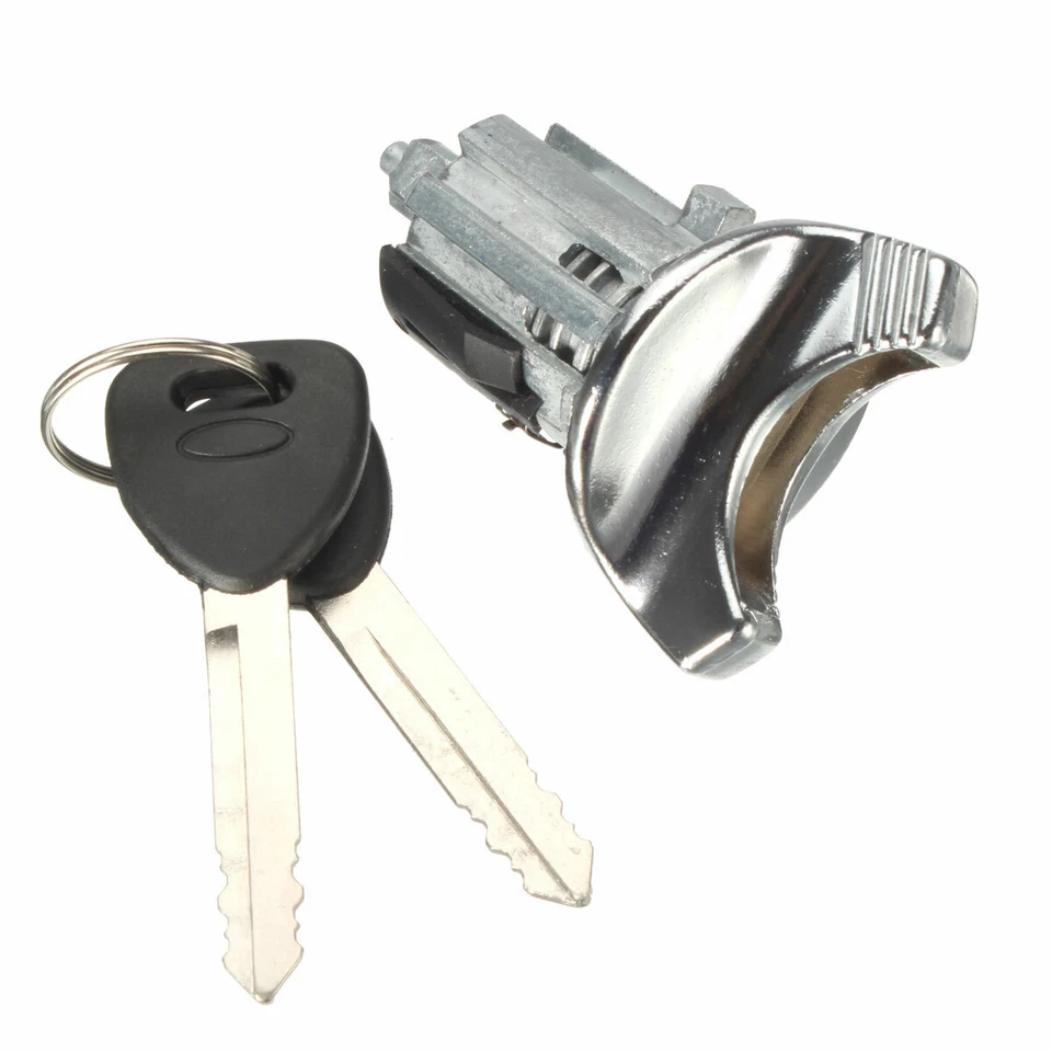 Interruptor de llave de encendido para Ford F150 250 92-95 cilindro de bloqueo vaso barril 2 llaves Foto 2 de 4