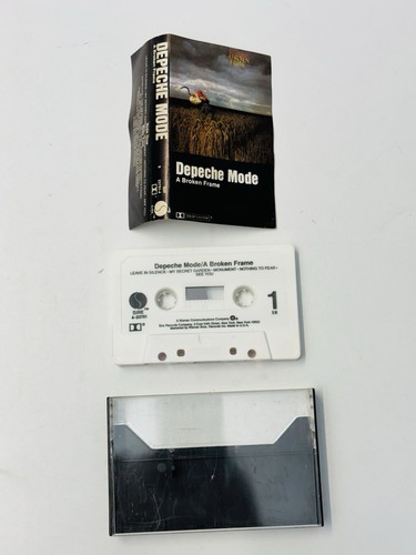 A Broken Frame Depeche Mode Cassette Tape 1982 Sire Rare 1st Issue Tested Works - Picture 6 of 12