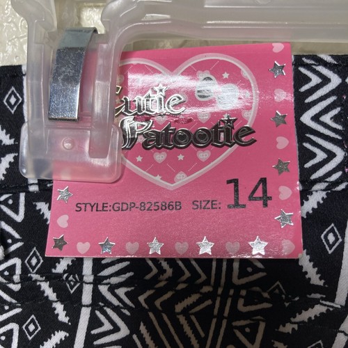 Cutie Patootie Aztec Stretch Pants Girls Size 14 Bling Adjustable Waist NWT - Picture 7 of 17